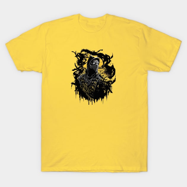 Scorpion Mortal Kombat - Original Artwork T-Shirt by Labidabop